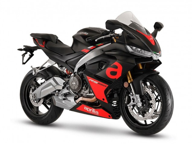 Mejores Carenados Moto Aprilia RS660 2020-2024 - Negro Mate Rojo