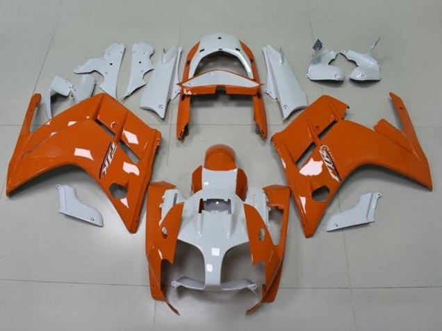 Mejores Carenados Moto Yamaha FJR1300 2013-2015 - Naranja Blanco