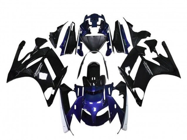 Mejores Carenados Moto Yamaha FJR1300 2013-2015 - Negro Brillante Azul