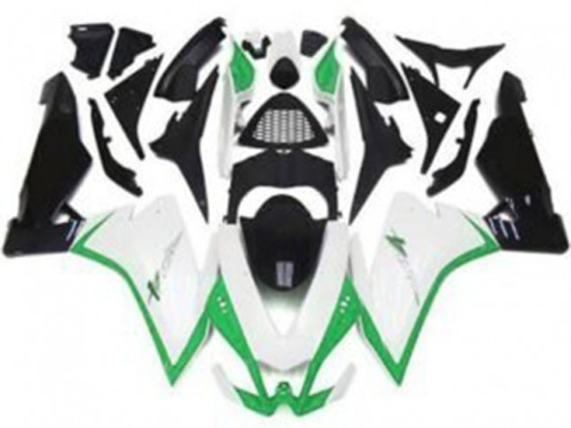 Mejores Carenados Moto Aprilia RSV4 1000 2009-2015 - Blanco Verde Negro