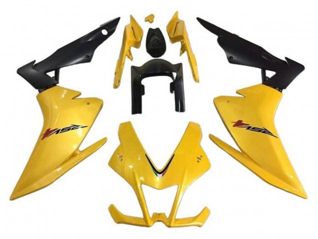 Mejores Carenados Moto Aprilia RSV4 1000 2009-2015 - Amarillo Negro
