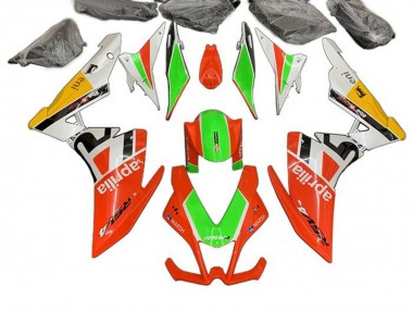 Mejores Carenados Moto Aprilia RSV4 1000 2009-2015 - Rojo Verde Blanco Amarillo