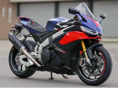Mejores Carenados Moto Aprilia RSV4 1100 2021-2024 - Azul Mate Rojo Brillante Negro