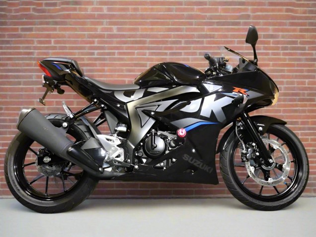 Mejores Carenados Moto Suzuki GSXR125 2017-2025 - Negro Plata Azul