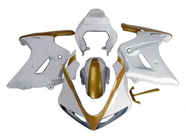 Mejores Carenados Moto Suzuki SV650 2003-2013 - Blanco Oro