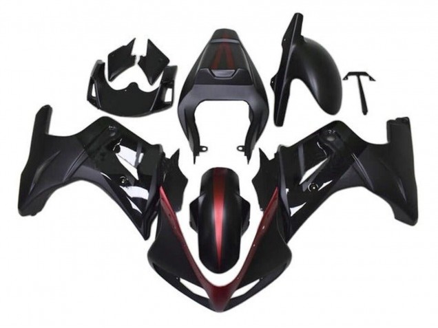 Mejores Carenados Moto Suzuki SV650 2003-2013 - Negro Mate Rojo Negro Brillante
