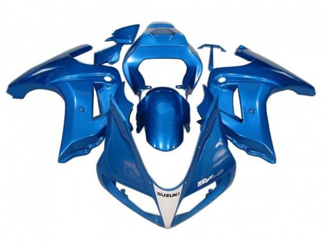 Mejores Carenados Moto Suzuki SV650 2003-2013 - Azul Blanco