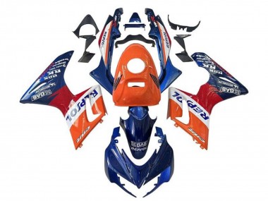 Mejores Carenados Moto Honda CBR125R 2002-2006 - Naranja Blanco Rojo Azul Repsol
