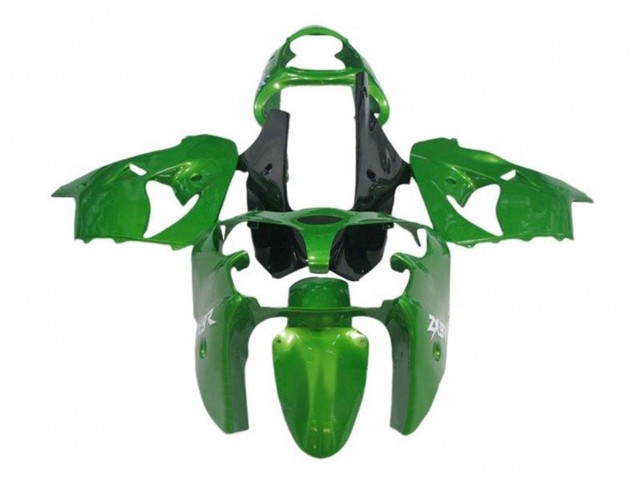 Mejores Carenados Moto Kawasaki ZX9R 2002-2003 - Verde Negro