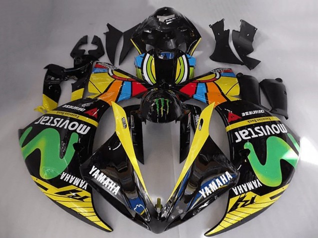 Mejores Carenados Moto Yamaha YZF R1 2009-2011 - Rossi MoviStar