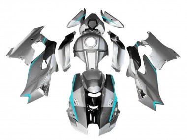 Mejores Carenados Moto Kawasaki ZX10R 2021-2025 - Plata Gris Negro Azul