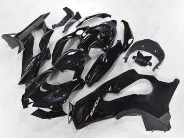 Mejores Carenados Moto Kawasaki ZX10R 2021-2025 - Negro Brillante Blanco Verde Calcomanía