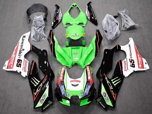 Mejores Carenados Moto Kawasaki ZX10R 2021-2026 - Verde Negro Rojo Blanco Azul Showr Elf Monstruo 65