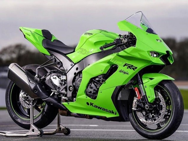 Mejores Carenados Moto Kawasaki ZX10R 2021-2025 - Verde Negro