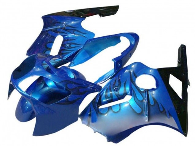 Mejores Carenados Moto Kawasaki ZX12R 2002-2006 - Azul Llama Negro