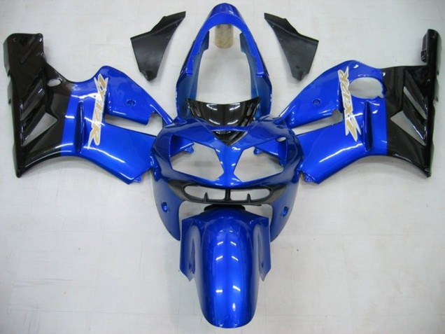Mejores Carenados Moto Kawasaki ZX12R 2002-2006 - Azul Negro Brillante