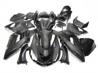 Mejores Carenados Moto Kawasaki ZX14R ZZR1400 2006-2011 - Falso FibraCarbono