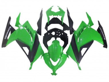 Mejores Carenados Moto Kawasaki EX300 2013-2024 - Verde Negro