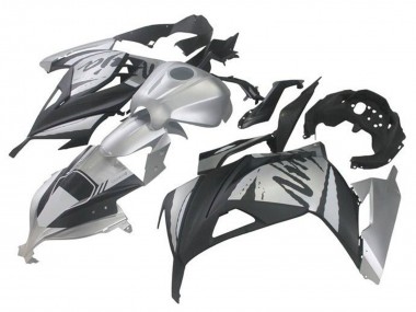Mejores Carenados Moto Kawasaki EX300 2013-2024 - Plata Negro