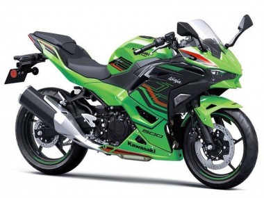 Mejores Carenados Moto Kawasaki Ninja 500 EX500R 2024-2025 - Verde Negro Rojo