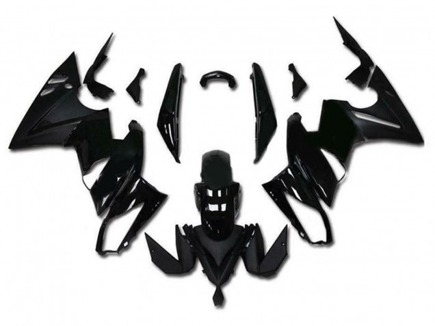 Mejores Carenados Moto Kawasaki Ninja 650 EX650 2009-2011 - Negro Brillante Negro Mate