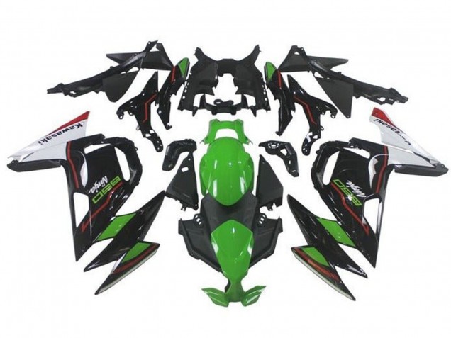 Mejores Carenados Moto Kawasaki Ninja 650 EX650 2020-2025 - Verde Negro Blanco Rojo