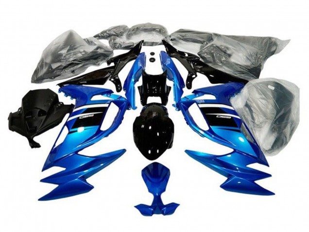 Mejores Carenados Moto Kawasaki Ninja 650 EX650 2020-2025 - Azul Blanco Negro