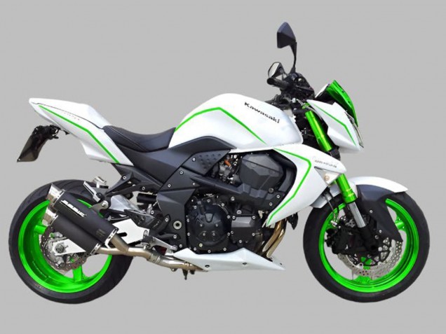 Mejores Carenados Moto Kawasaki Z1000 2007-2009 - Blanco Verde