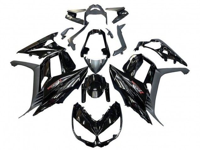 Mejores Carenados Moto Kawasaki Z1000SX 2010-2016 - Negro Brillante