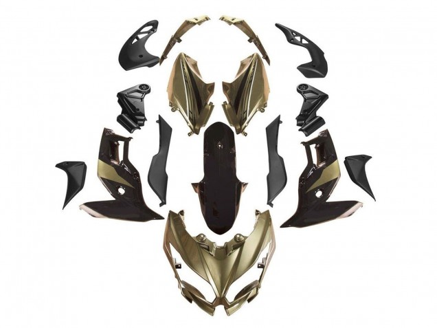 Mejores Carenados Moto Kawasaki Versys 650 2015-2021 - Oro Negro