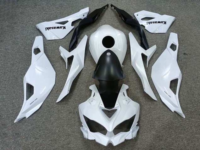 Mejores Carenados Moto Kawasaki ZX25R ZX-25R 2019-2025 - Blanco Negro Mate