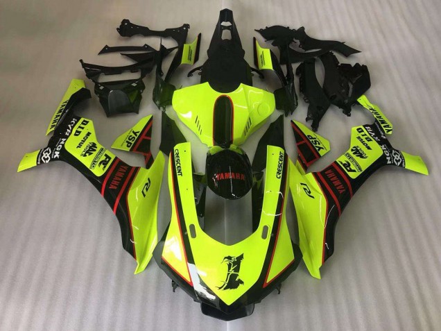 Mejores Carenados Moto Yamaha YZF R1 2015-2019 - Amarillo Rojo Negro Motul YSP