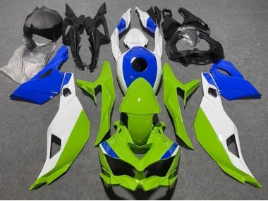 Mejores Carenados Moto Kawasaki ZX25R ZX-25R 2019-2025 - Blanco Azul Verde