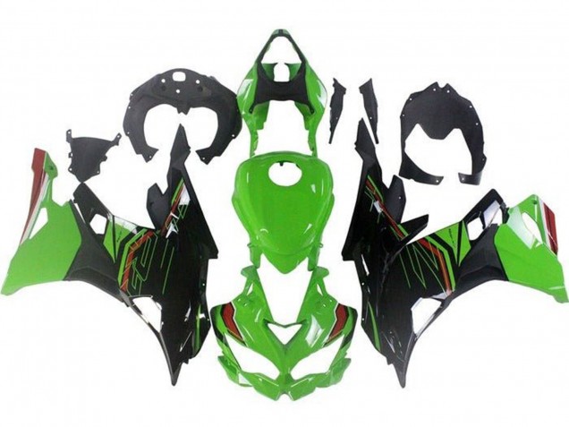 Mejores Carenados Moto Kawasaki ZX25R ZX-25R 2019-2025 - Verde Negro Rojo
