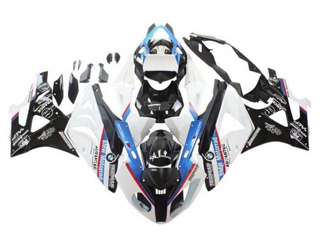 Mejores Carenados Moto BMW S1000RR 2009-2014 - Blanco Rojo Azul Negro Brillante Motorrad