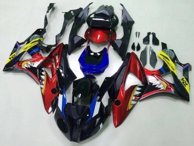 Mejores Carenados Moto BMW S1000RR 2009-2014 - Rojo Azul Amarillo Negro Tiburón