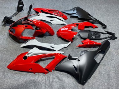 Mejores Carenados Moto BMW S1000RR 2009-2014 - Rojo Blanco Negro Mate