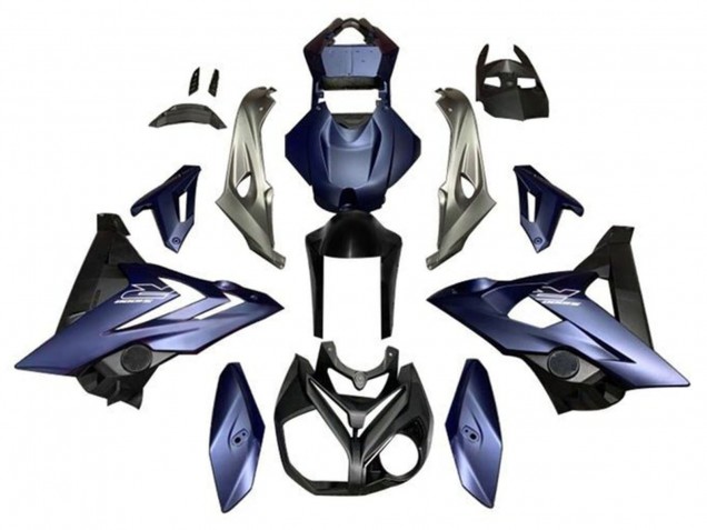 Mejores Carenados Moto BMW S1000RR 2015-2016 - Plata Azul Mate Negro Mate