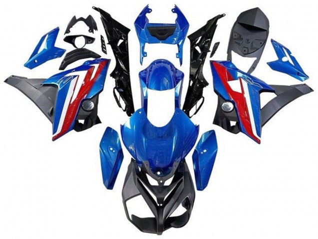Mejores Carenados Moto BMW S1000RR 2015-2016 - Azul Rojo Negro