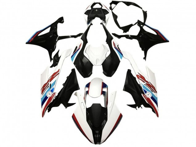 Mejores Carenados Moto BMW S1000RR 2019-2022 - Blanco Azul Rojo Azul Claro