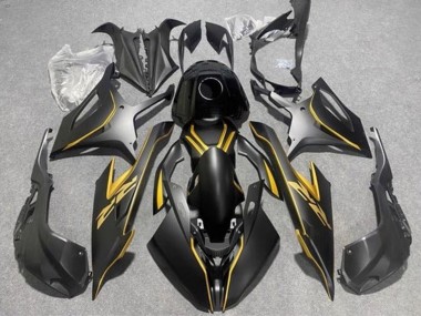 Mejores Carenados Moto BMW S1000RR 2019-2022 - Negro Mate Oro