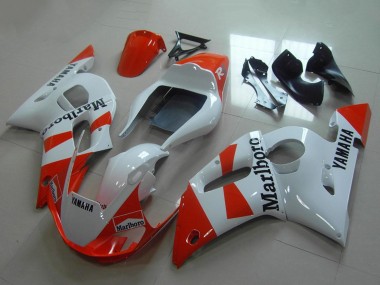 Mejores Carenados Moto Yamaha YZF R6 1998-2002 - Blanco Rojo Marlboro