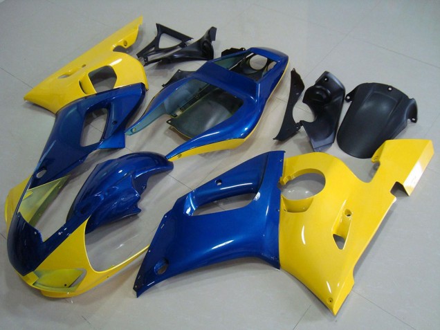 Mejores Carenados Moto Yamaha YZF R6 1998-2002 - Amarillo Azul