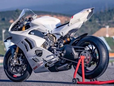 Mejores Carenados Moto Ducati Panigale V4 V4S 2022-2024 - Blanco