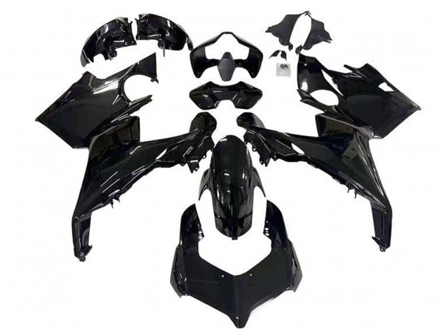 Mejores Carenados Moto Ducati Panigale V4 V4S 2018-2019 - Negro Brillante