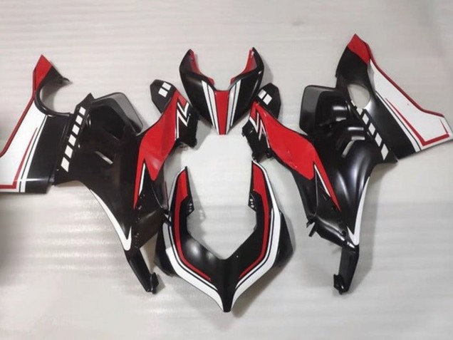 Mejores Carenados Moto Ducati Panigale V4 V4S 2020-2021 - Blanco Rojo Negro Brillante