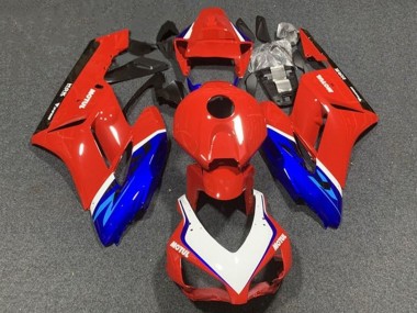 Mejores Carenados Moto Honda CBR1000RR 2004-2005 - Blanco Rojo Azul Motul