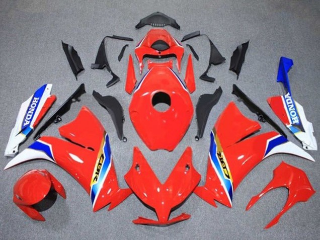 Mejores Carenados Moto Honda CBR1000RR 2012-2016 - Blanco Rojo Azul Oro