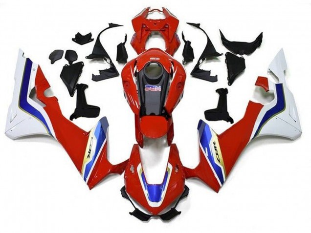 Mejores Carenados Moto Honda CBR1000RR 2017-2023 - Blanco Rojo Azul Oro