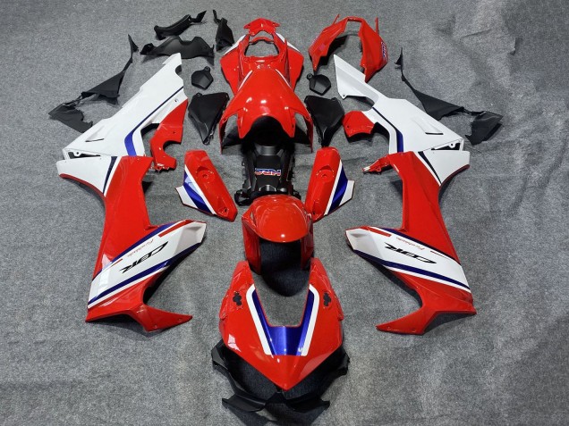 Mejores Carenados Moto Honda CBR1000RR 2017-2023 - Blanco Rojo Azul